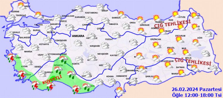 Ege ve Akdeniz'e sel uyarısı