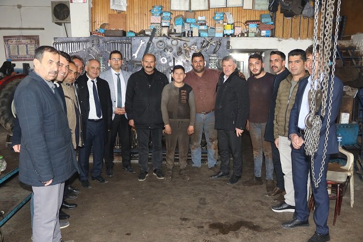 Kayseri Yahyalı’dan sanayi esnafına destek