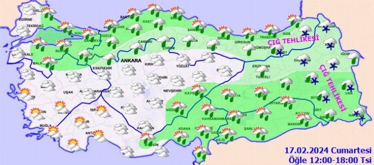 Meteoroloji uyardı! Sağanak yağış ve kar