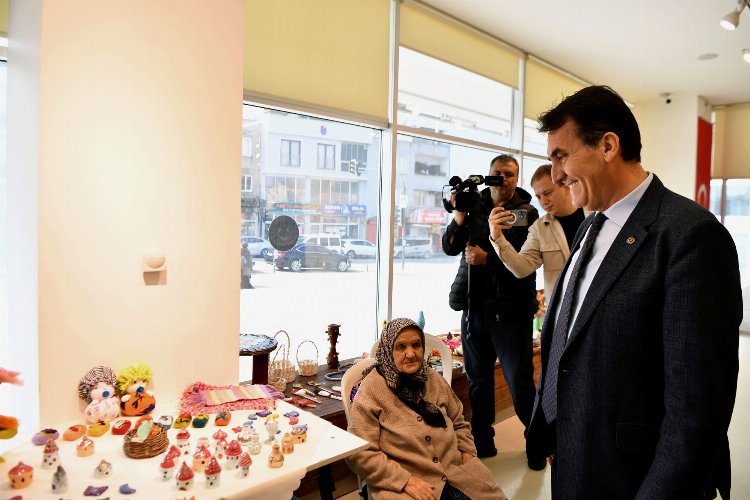  ALBAM sakinlerinden Yaşlılar Haftası sergisi