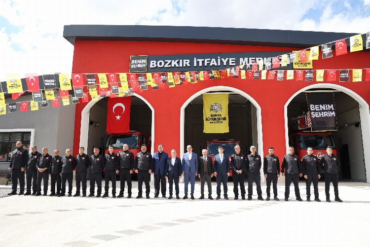 Başkan Altay Bozkır Otogarı ve İtfaiye Merkezi’ni açtı