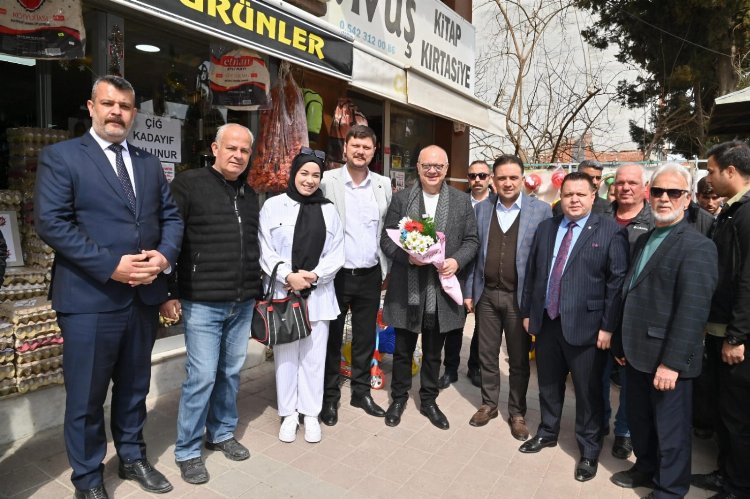 Başkan Ergün vatandaşla buluştu