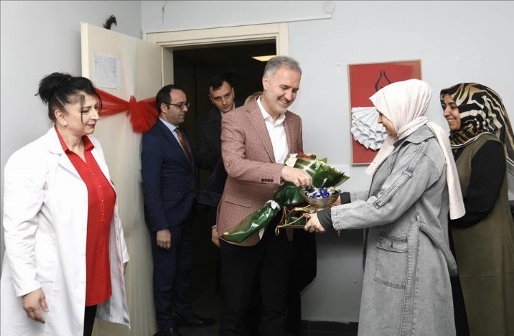 Başkan Taban Huzur Mahallesi İnesmek Kurs Merkezini ziyaret etti