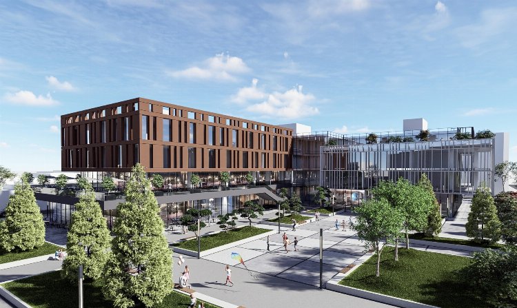 İnegöl’de Ek Hizmet Binası modern ticari üniteye dönüşüyor