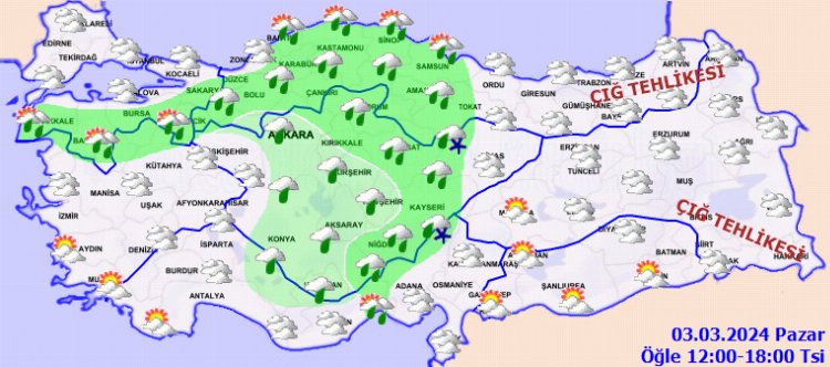 Yurtta bugün hava nasıl olacak?