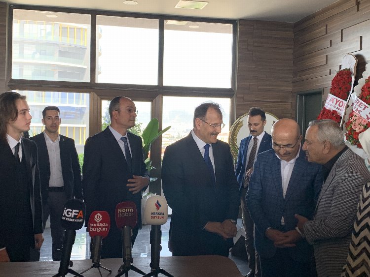 Hakan Çavuşoğlu açılışı yaptı!