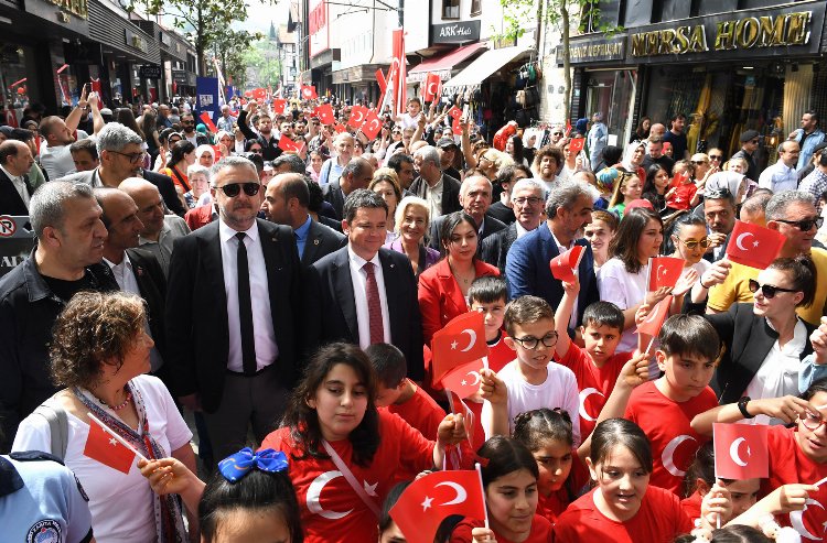 Osmangazi, miniklerle şenlendi  