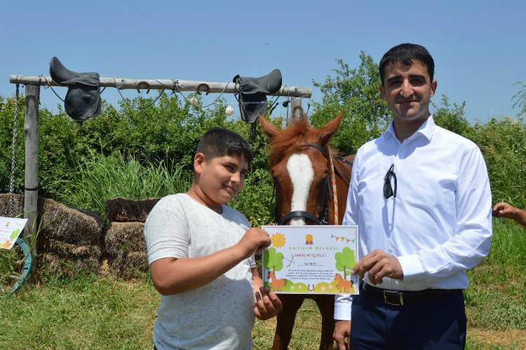 Edirne İpsala’da da özel eğitimde hipoterapi eğitimleri tamamlandı