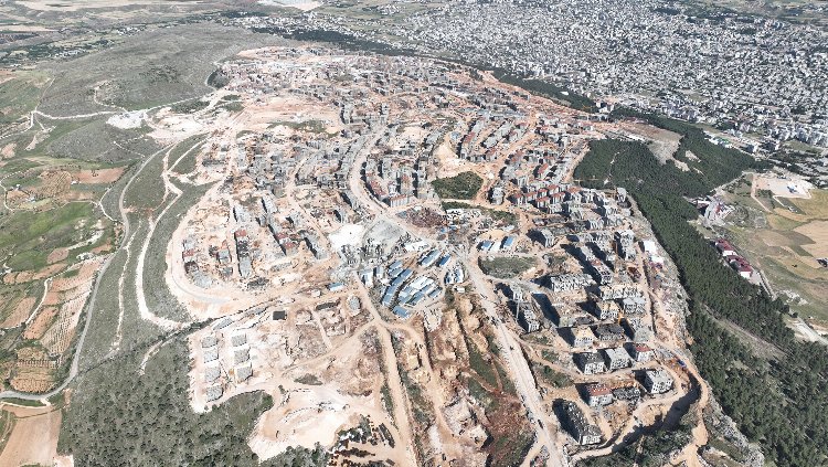 En büyük şantiye Adıyaman İndere’de… 16 bin 433 konut yapımı sürüyor