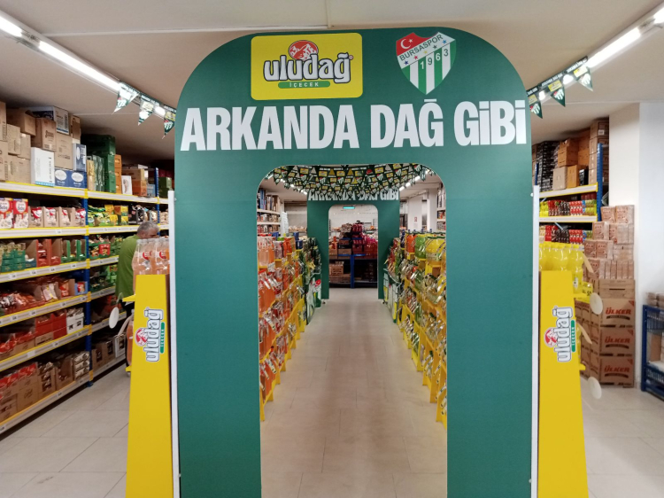 Bursa’nın zincir marketlerinde Uludağ sokakları açılıyor