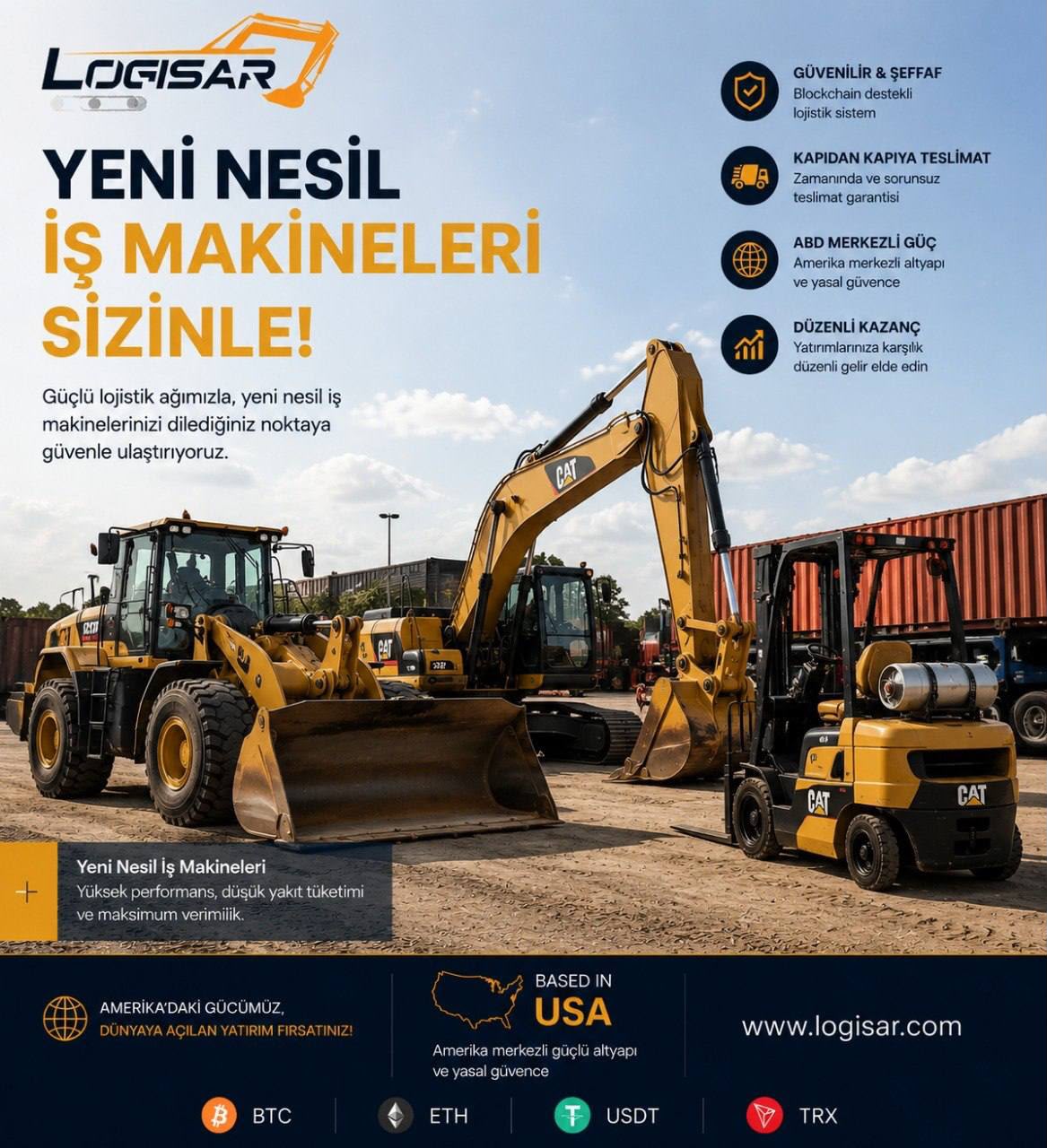 ABD’de Başarıyla Uygulanan Logisar Yatırım Modeli Türkiye’ye Geliyor
